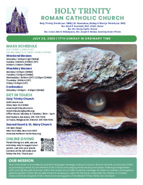 07/26/2026 Bulletin